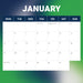 NRL Canberra Raiders 2026 Square Wall Calendar
