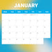 NRL Gold Coast Titans 2026 Square Wall Calendar