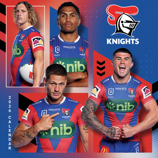 NRL Newcastle Knights 2026 Square Wall Calendar