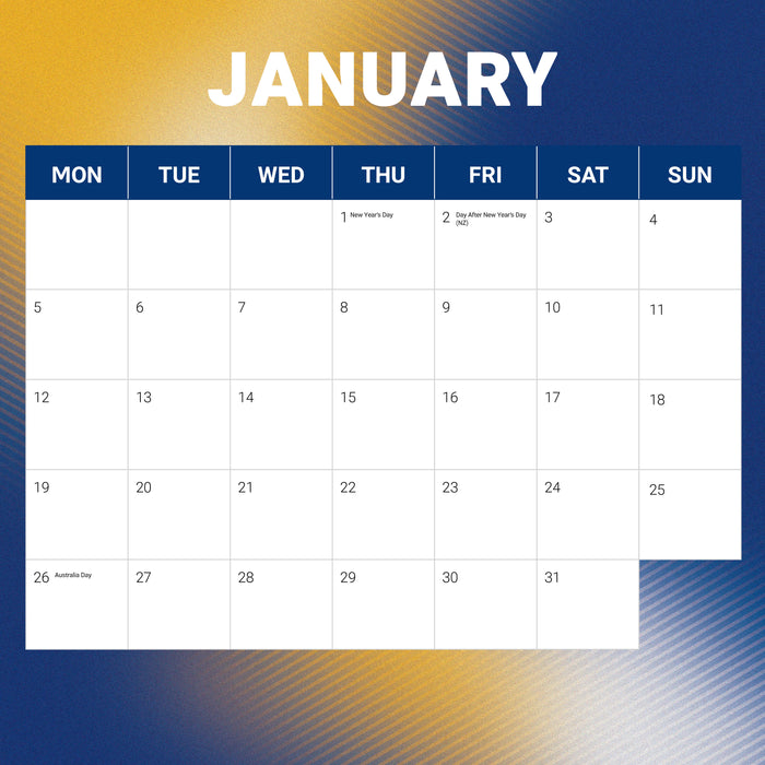 NRL Parramatta Eels 2026 Square Wall Calendar