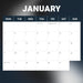 NRL Penrith Panthers 2026 Square Wall Calendar