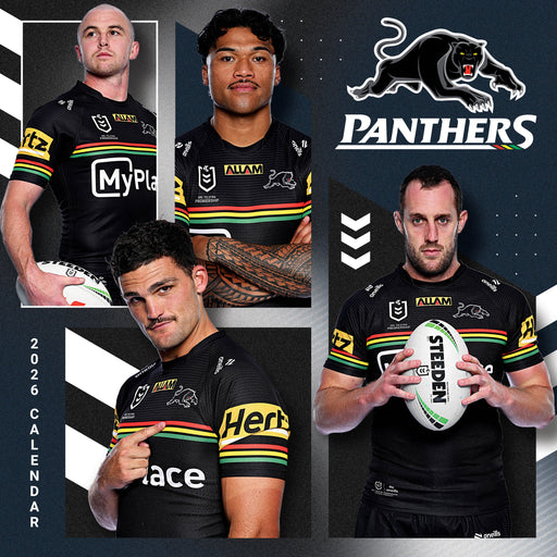 NRL Penrith Panthers 2026 Square Wall Calendar