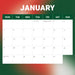 NRL South Sydney Rabbitohs 2026 Square Wall Calendar