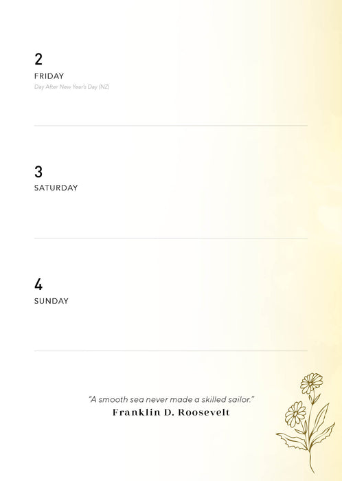 Being 2026 Weekly Diary