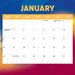 AFL Brisbane Lions 2027 Square Wall Calendar