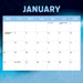 AFL Carlton Blues 2027 Square Wall Calendar