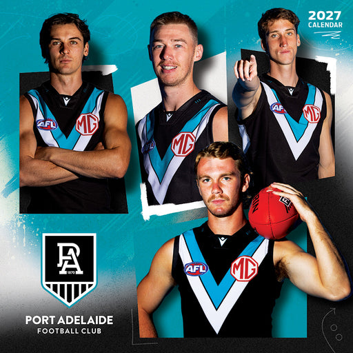 AFL Port Adelaide Power 2027 Square Wall Calendar