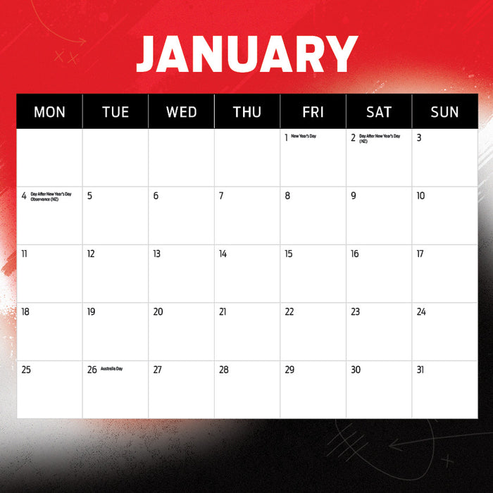 AFL St Kilda Saints 2027 Square Wall Calendar