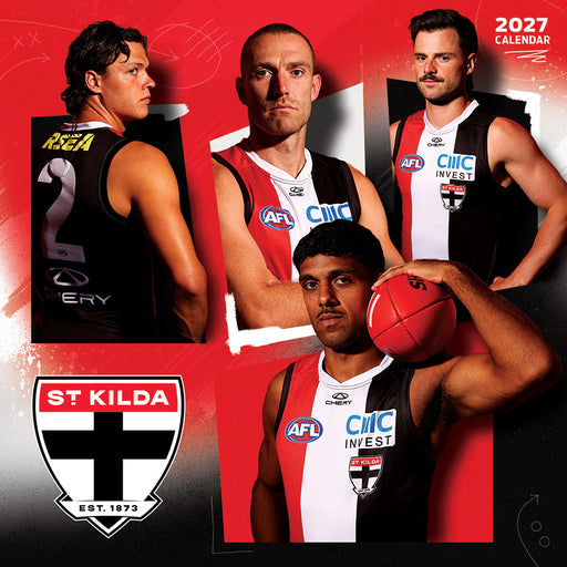 AFL St Kilda Saints 2027 Square Wall Calendar