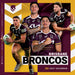 NRL Brisbane Broncos 2027 Square Wall Calendar