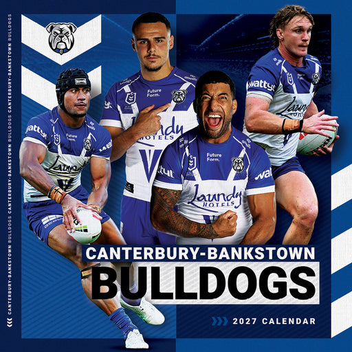NRL Canterbury Bankstown 2027 Square Wall Calendar