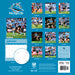 NRL Cronulla Sharks 2027 Square Wall Calendar