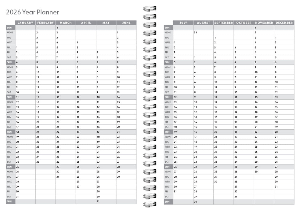 Wild Places of Australia 2026 Weekly Diary