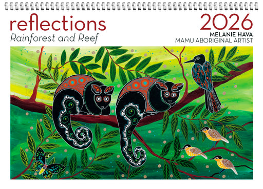 Reflections Rainforest and Reef 2026 Large Wall Calendar