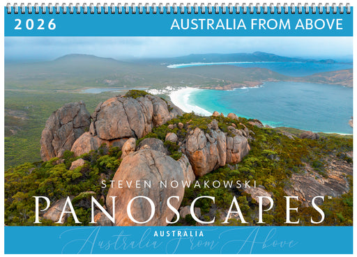 Australia from Above Panoscapes 2026 Large Wall Calendar