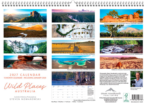 Wild Places of Australia 2027 Large Wall Calendar