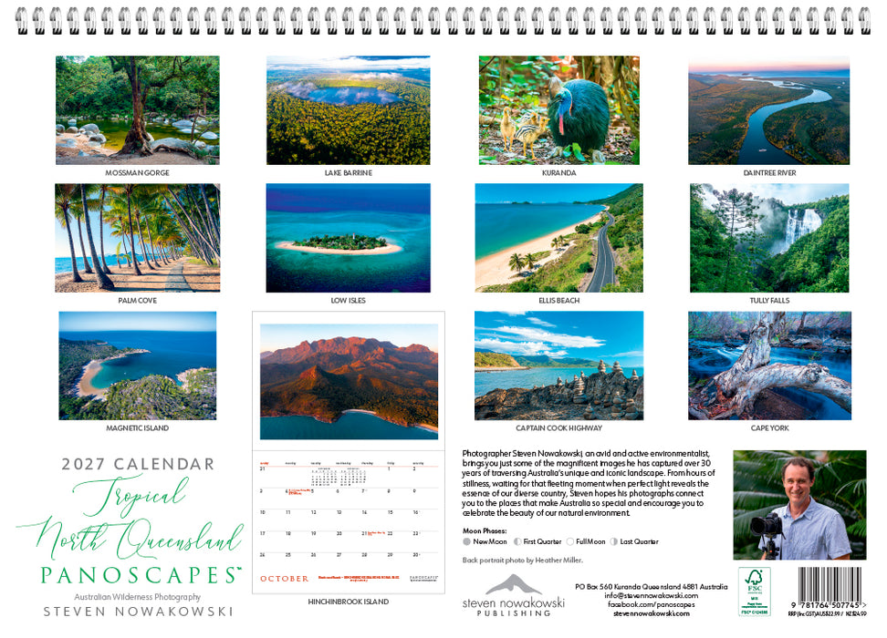 Tropical North Queensland 2027 Large Wall Calendar