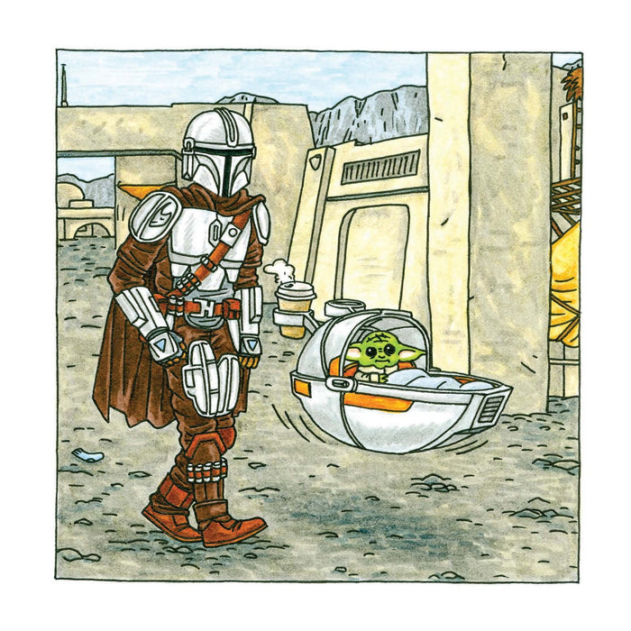 Star Wars The Mandalorian and Child 2026 Square Wall Calendar