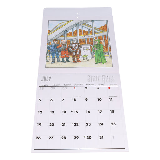Star Wars The Mandalorian and Child 2026 Square Wall Calendar