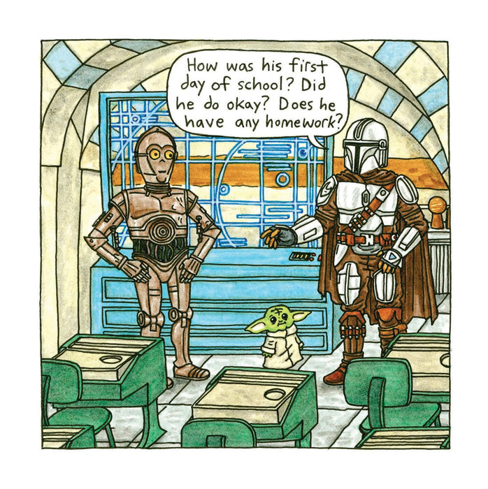 Star Wars The Mandalorian and Child 2026 Square Wall Calendar