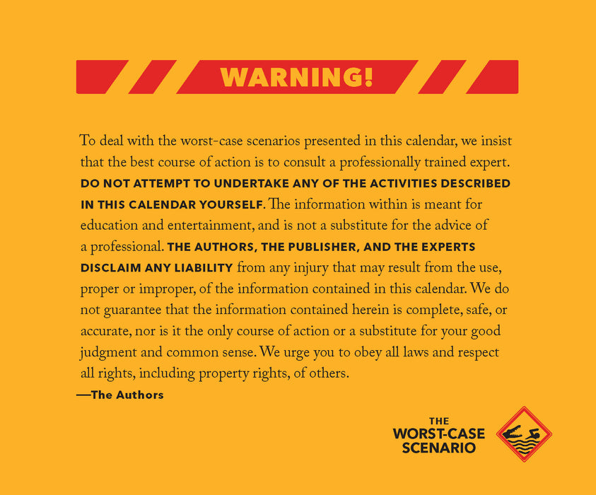 The Worst-Case Scenario 2026 Page-A-Day Calendar