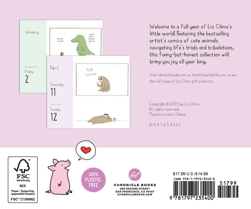 The Little World of Liz Climo 2026 Page-A-Day Calendar