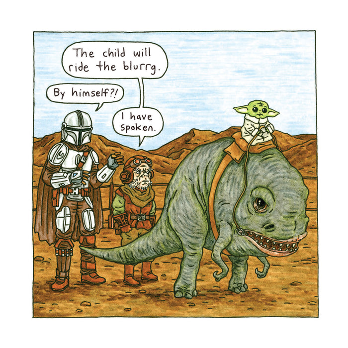 Star Wars Mandalorian Child 2027 Square Wall Calendar