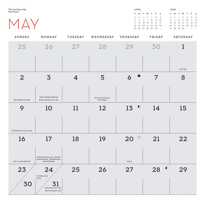 Disney Animation 2027 Square Wall Calendar