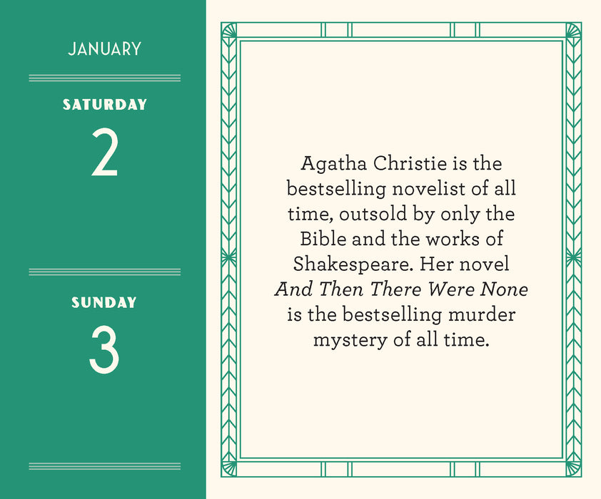 Agatha Christie 2027 Page-A-Day Calendar