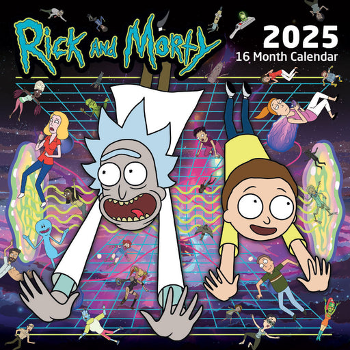 2025 Rick And Morty Wall Calendar by  Pyramid from Calendar Club