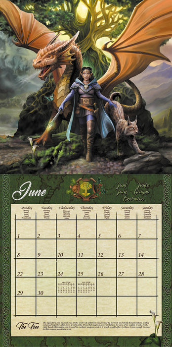 Anne Stokes 2026 Square Wall Calendar
