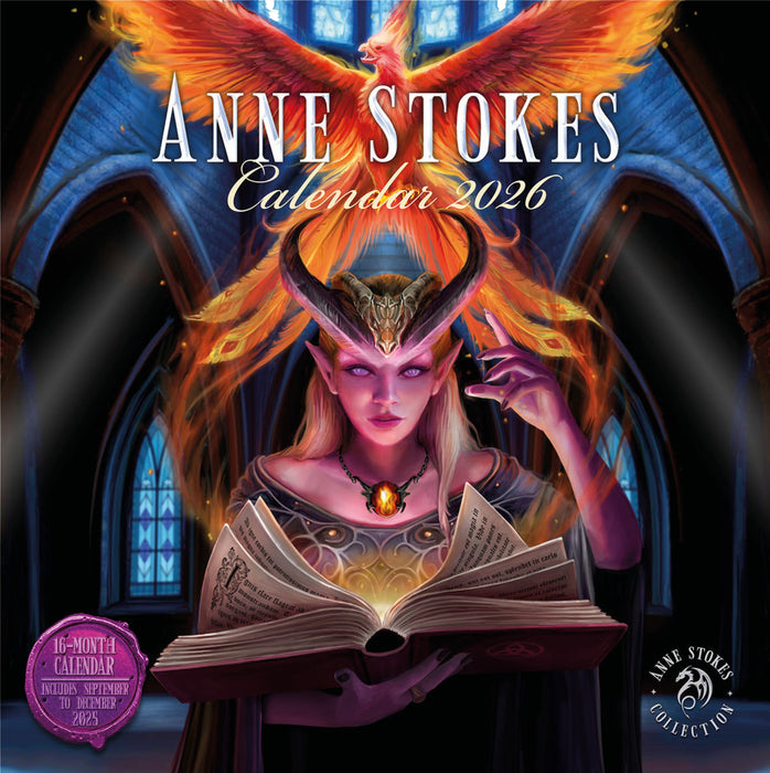 Anne Stokes 2026 Square Wall Calendar