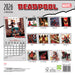 Deadpool Marvel Comic Art 2026 Square Wall Calendar