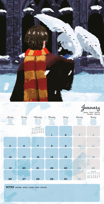Harry Potter 2026 Square Wall Calendar