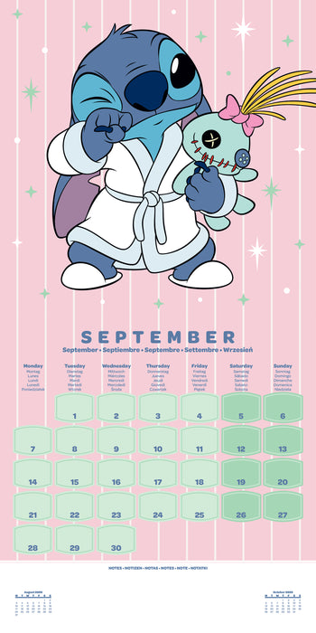 Lilo and Stitch 2026 Square Wall Calendar