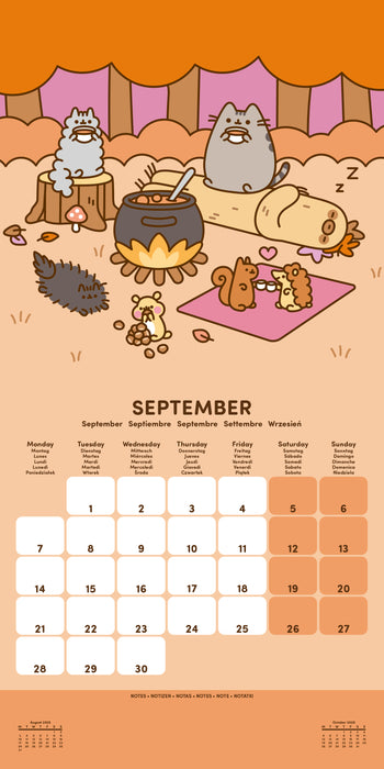 Pusheen 2026 Square Wall Calendar