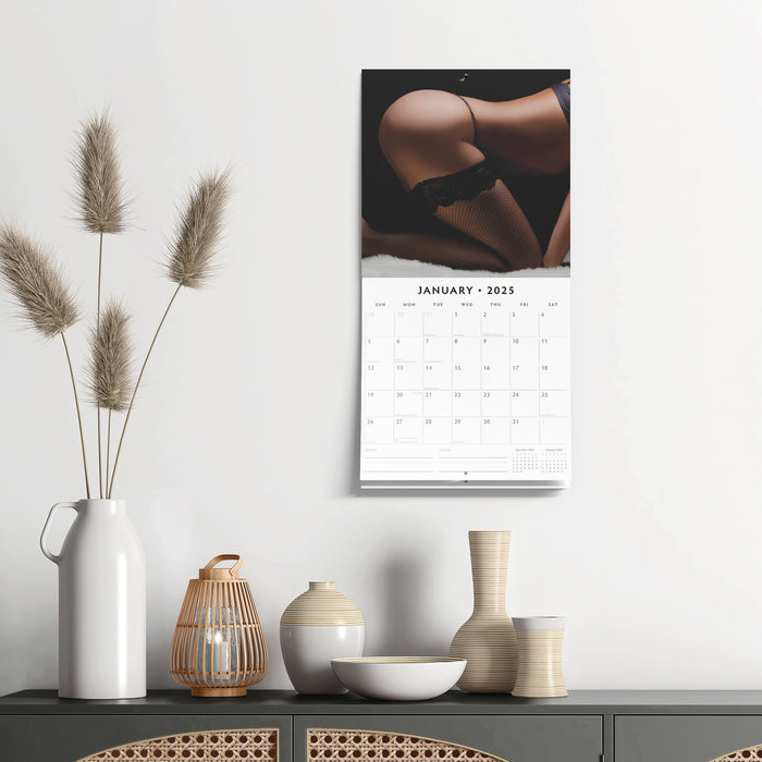 2025 Erotic Lingerie Wall Calendar