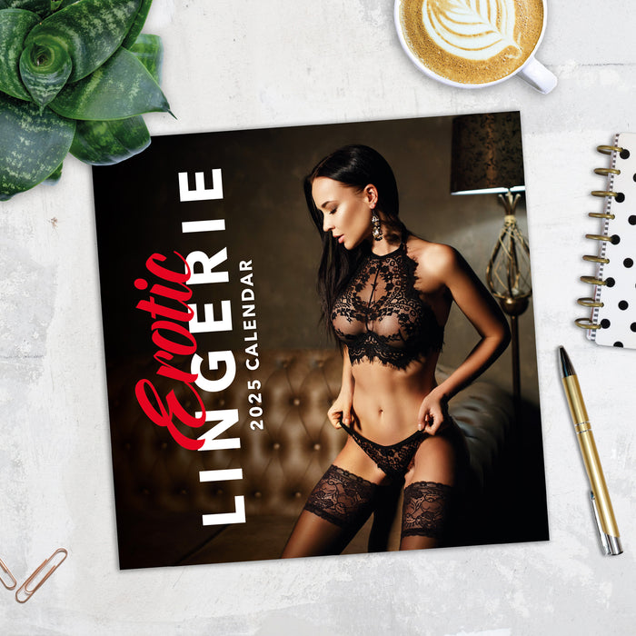 2025 Erotic Lingerie Wall Calendar