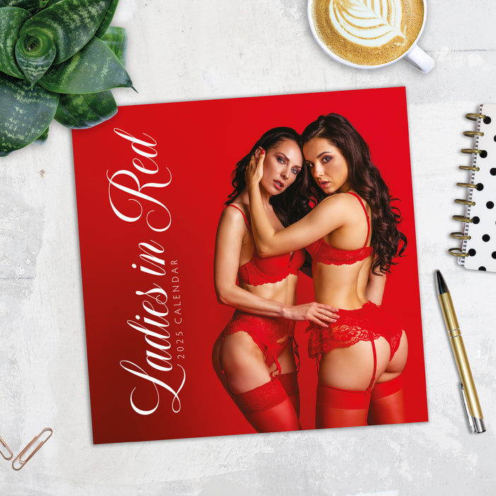 2025 Ladies in Red Wall Calendar