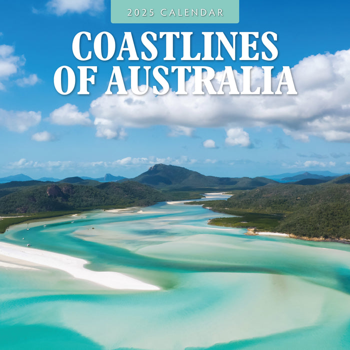 2025 Coastlines of Australia Wall Calendar