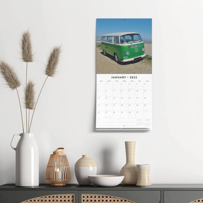 2025 Camper Vans Wall Calendar