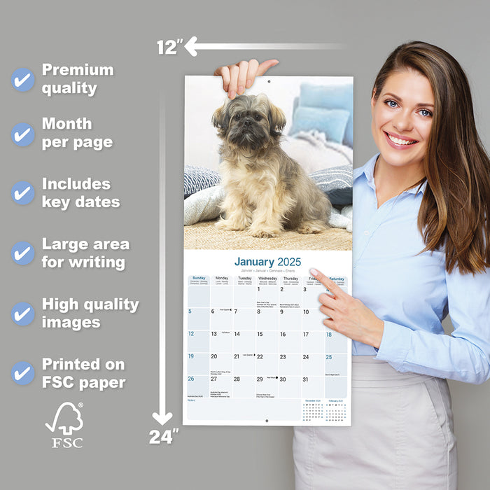 2025 Lhasa Apso Wall Calendar (Online Exclusive)