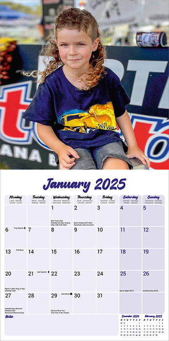 2025 Mullets Wall Calendar