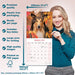Collie 2026 Square Wall Calendar