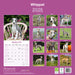 Whippet 2026 Square Wall Calendar