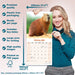 Capybara 2026 Square Wall Calendar