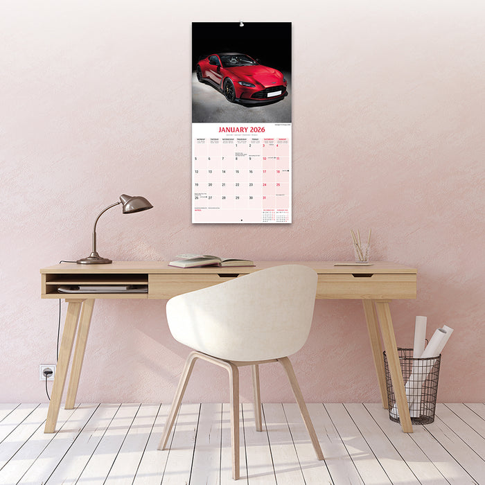 Aston Martin 2026 Square Wall Calendar