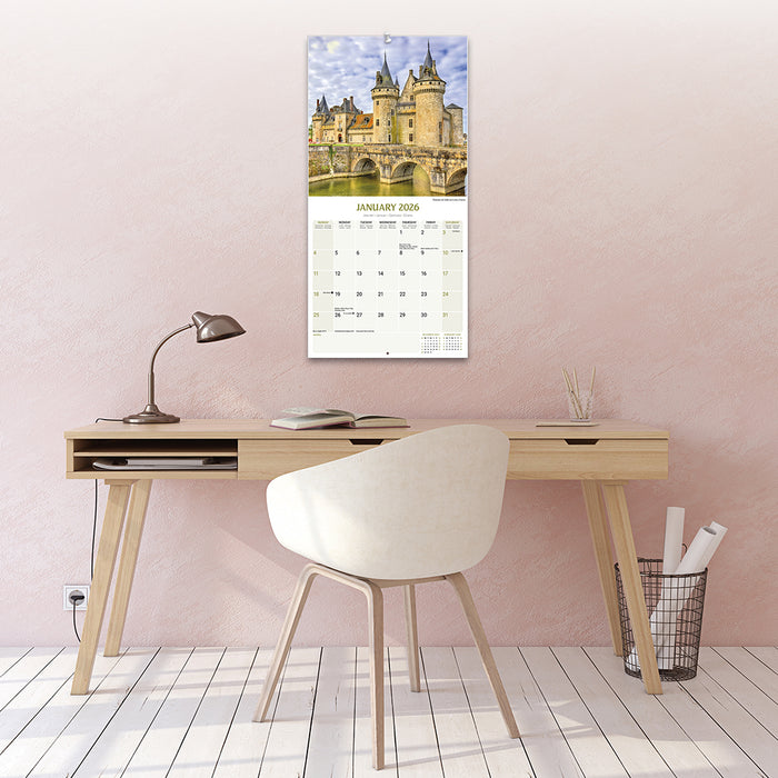 Castles 2026 Square Wall Calendar
