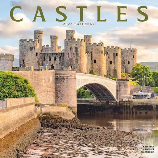 Castles 2026 Square Wall Calendar