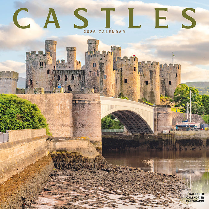 Castles 2026 Square Wall Calendar